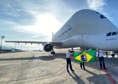 Avião Airbus Beluga pousa no Brasil pela 1ª vez; veja detalhes e curiosidades