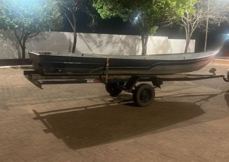 Jovem é preso após comprar barco furtado em Coxim