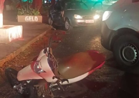 Motorista foge após atropelar e matar motociclista em Dourados