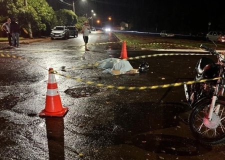 Em alta velocidade, motociclista bate na traseira de caminhonete e morre em Ivinhema