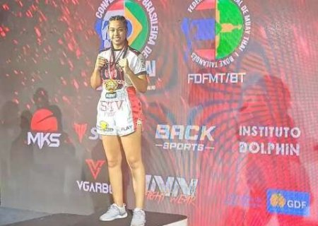 Atleta de MS leva medalha de ouro no Campeonato Brasileiro de Muay Thai