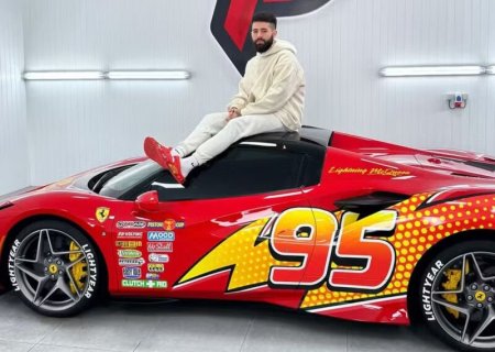 Influenciador é proibido de comprar outra Ferrari após personalizar carro da marca
