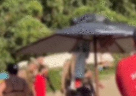 Sul-mato-grossense apanha de banhistas ao ser flagrado pelado em praia