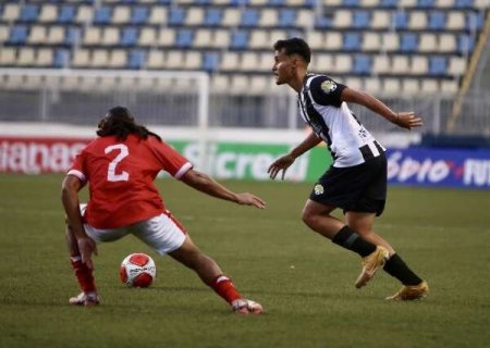 Com um jogador a menos, time de MS segura empate na estreia da Copinha