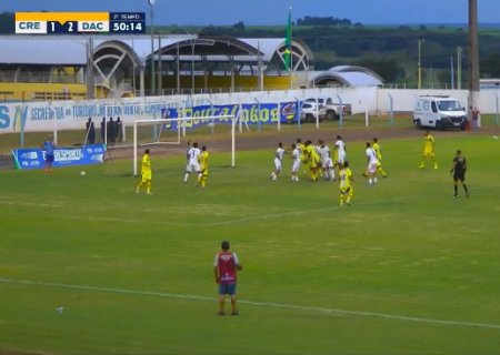 Em jogo movimentado, Costa Rica e Dourados empatam no estadual