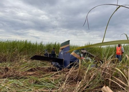 Piloto morre após avião agrícola cair em fazenda de MS