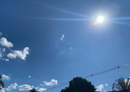 Domingo será de sol mas com possibilidade de tempestade em algumas regiões de MS