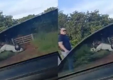 Mulher morre após carro capotar MS-324, em Água Clara